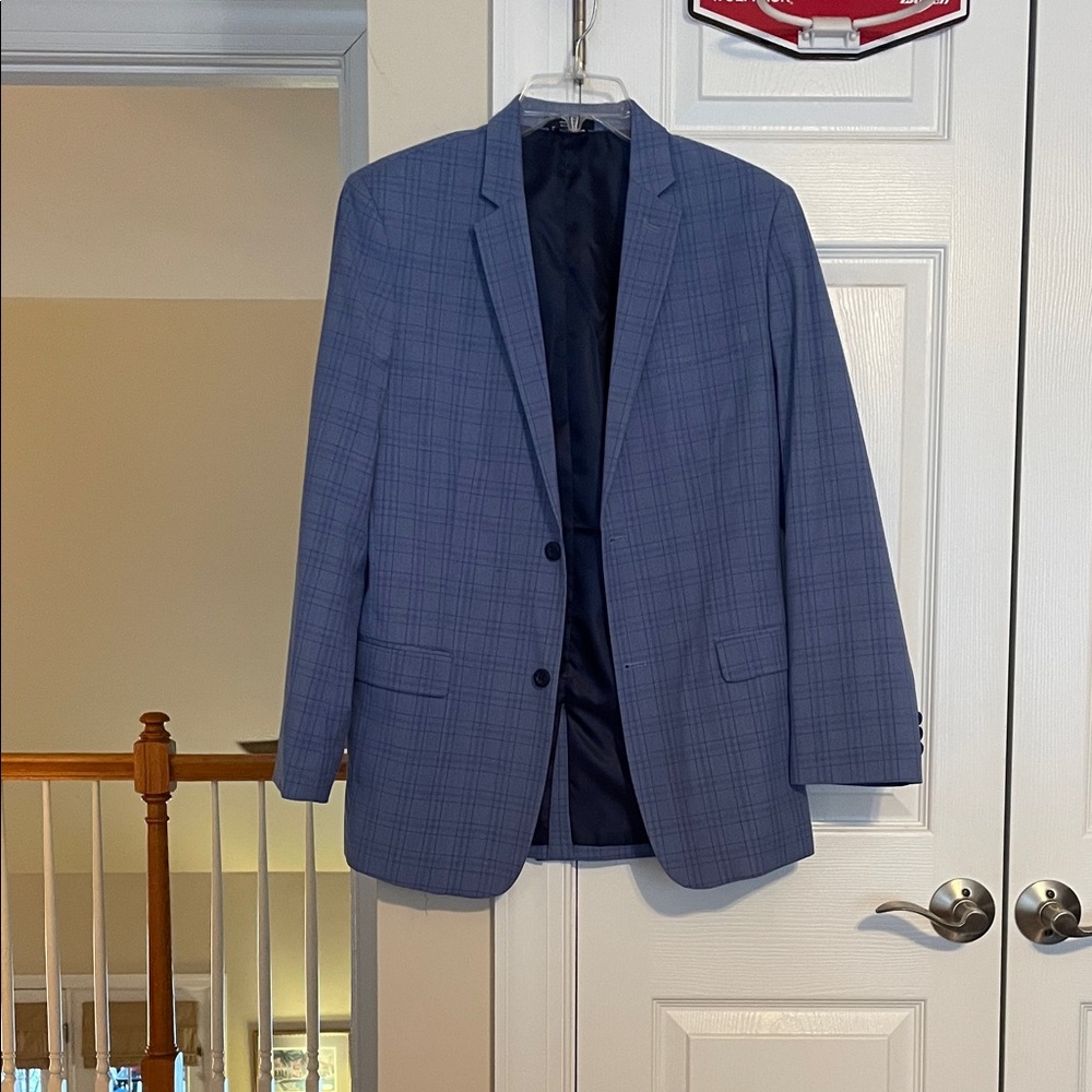 Men's Tommy Hilfiger Blue Checkered Blazer